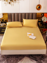 [شامبانيا] SilkSilky-SA 19Momme الحرير الخالص Bedding Set 002