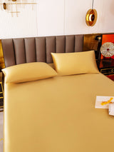 [شامبانيا] SilkSilky-SA 19Momme الحرير الخالص Bedding Set 004