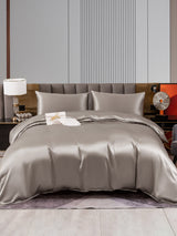 [رمادي] SilkSilky-SA 22Momme الحرير الخالص Bedding Set 001