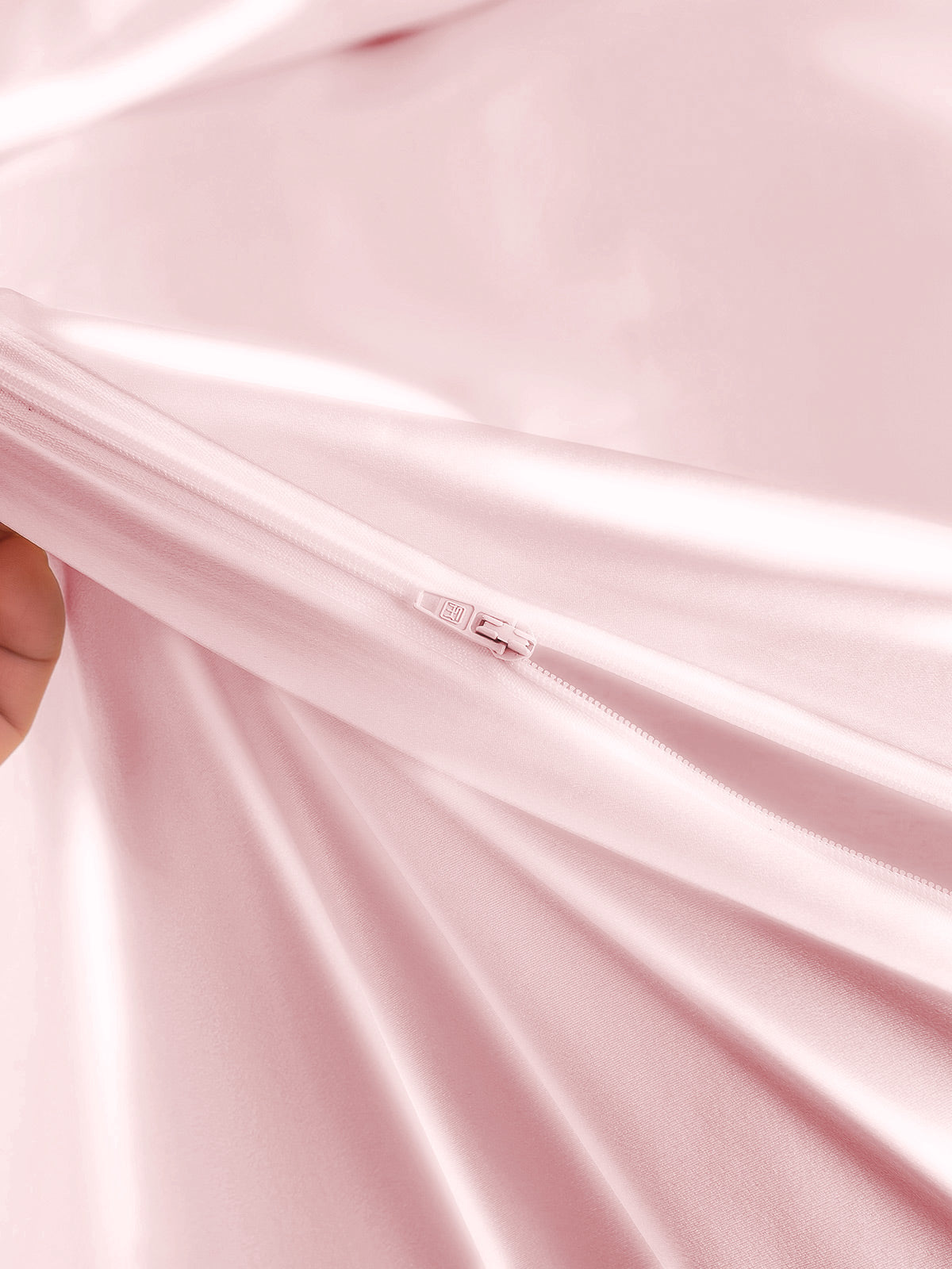 [لون القرنفل] SilkSilky-SA 22Momme الحرير الخالص Duvet Cover 005