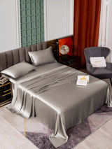 [رمادي] SilkSilky-SA 25Momme الحرير الخالص Bedding Set 002