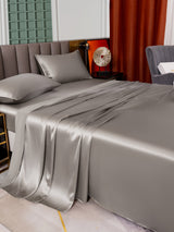 [رمادي] SilkSilky-SA 25Momme الحرير الخالص Bedding Set 003