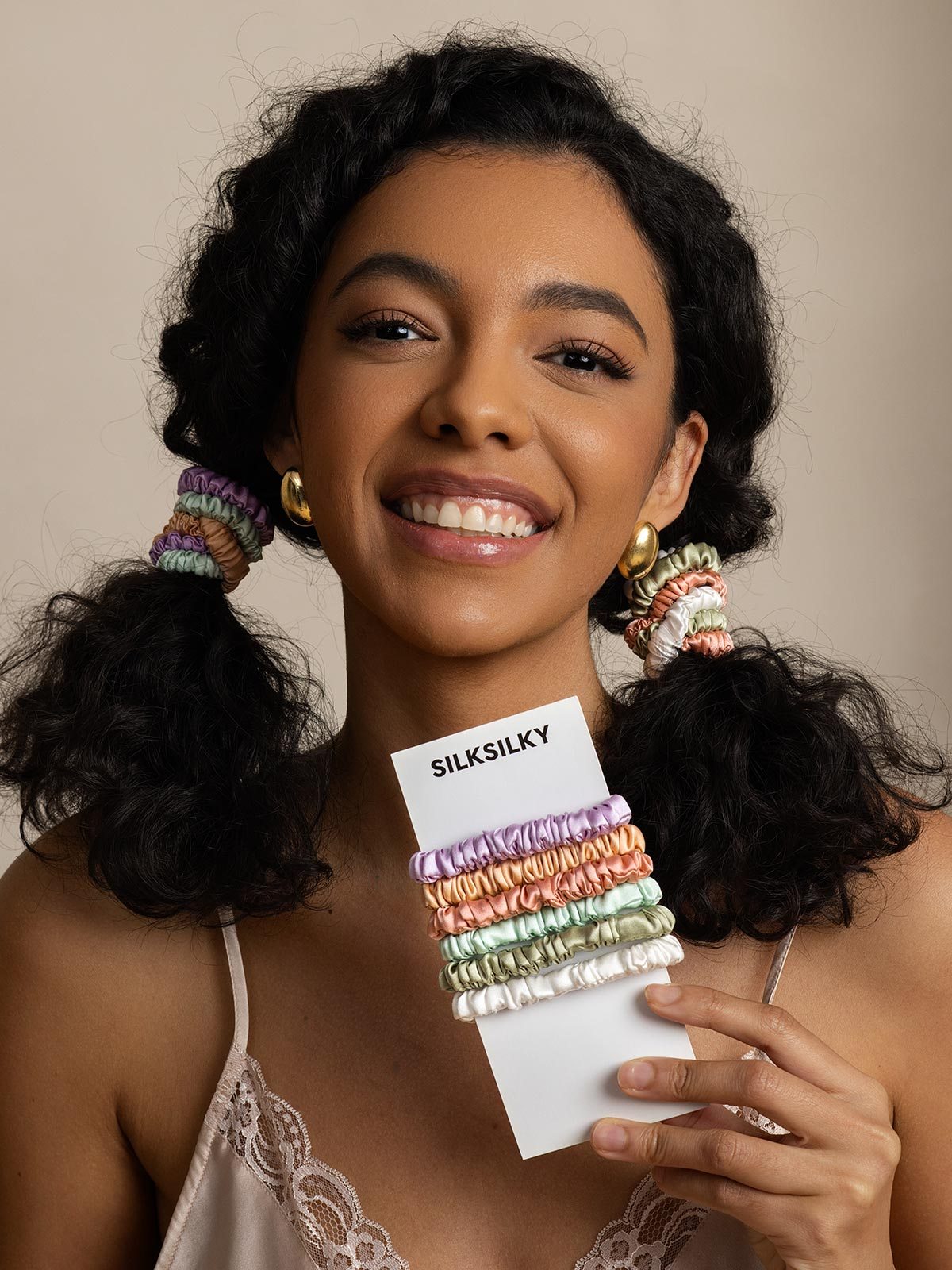 [مجموعة3] SilkSilky-SA Scrunchie 001