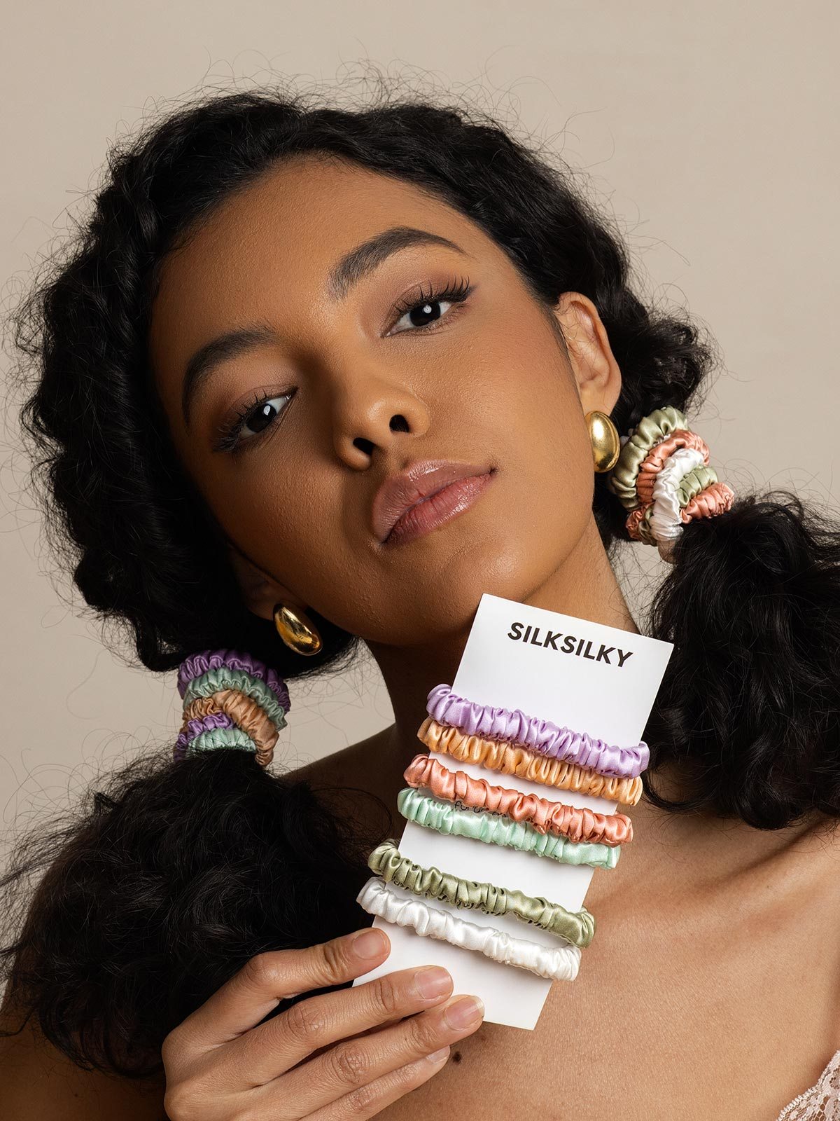 [مجموعة3] SilkSilky-SA Scrunchie 003