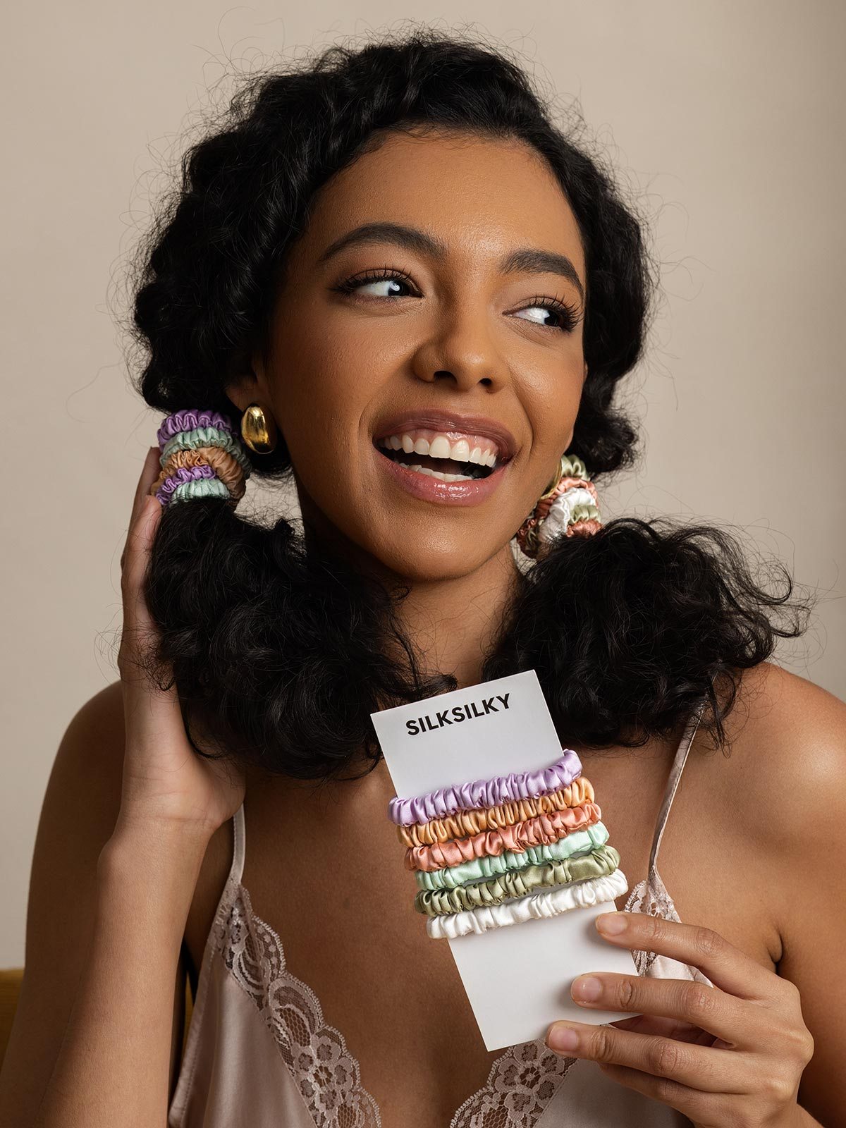 [مجموعة3] SilkSilky-SA Scrunchie 005