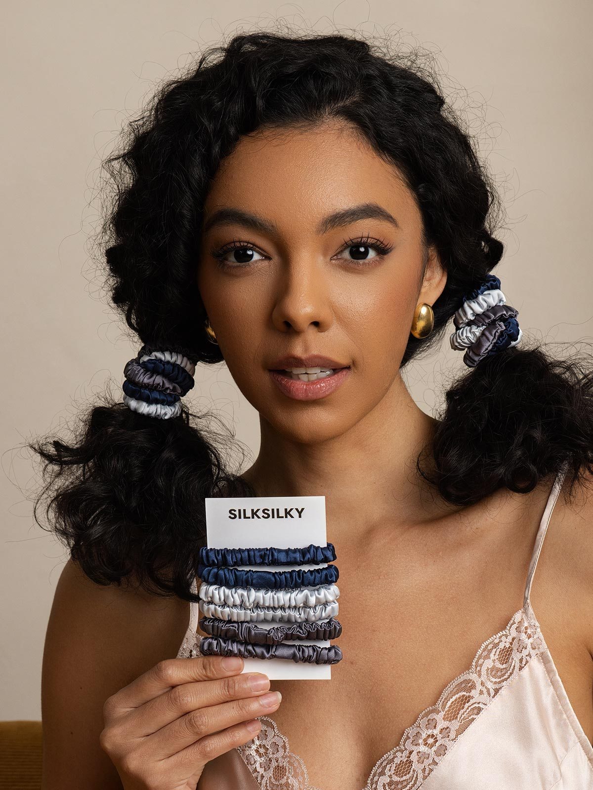 [مجموعة4] SilkSilky-SA Scrunchie 004