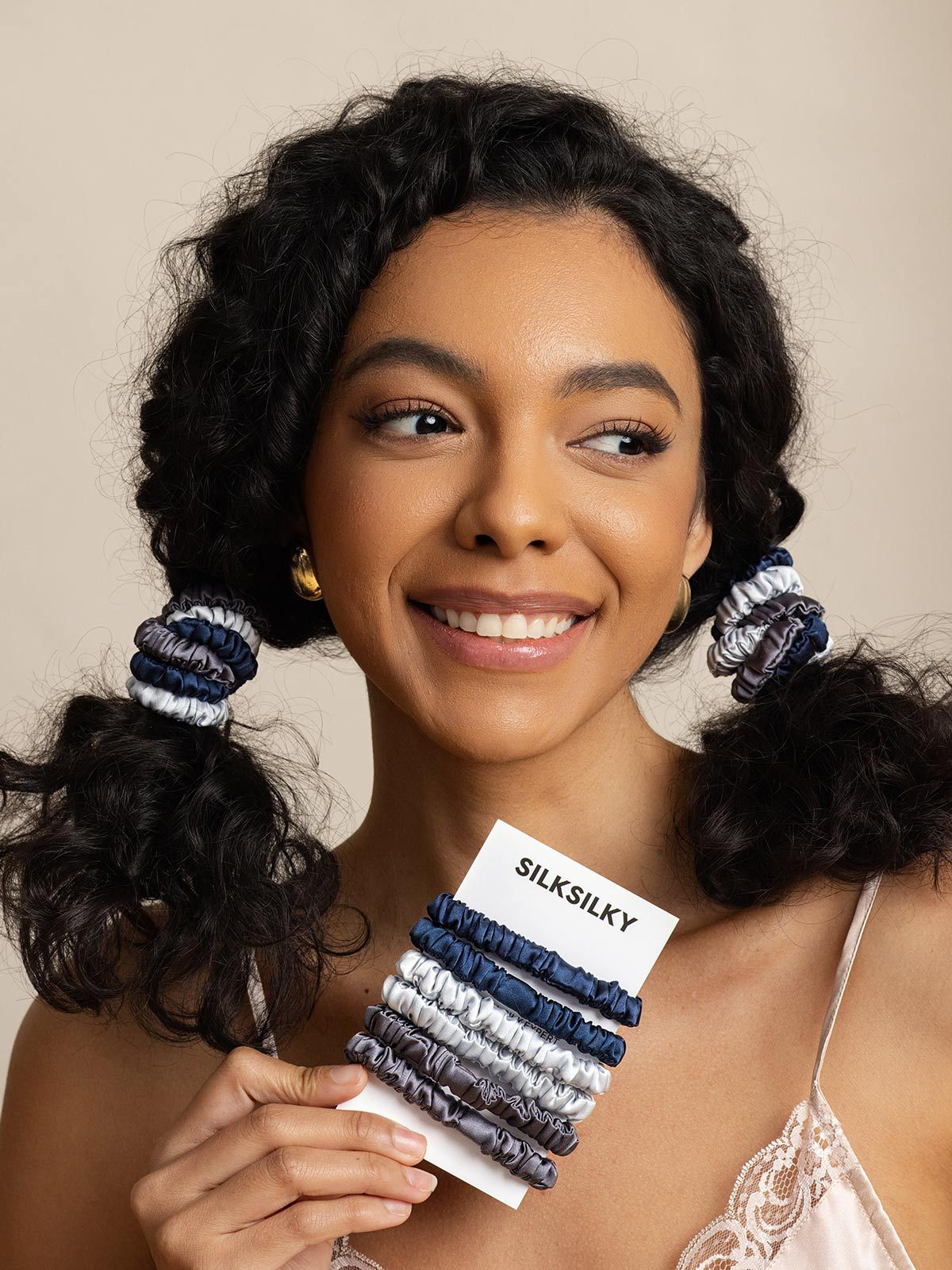 [مجموعة4] SilkSilky-SA Scrunchie 006