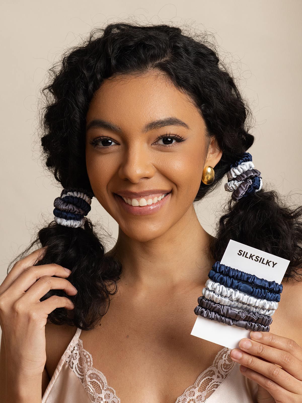 [مجموعة4] SilkSilky-SA Scrunchie 008