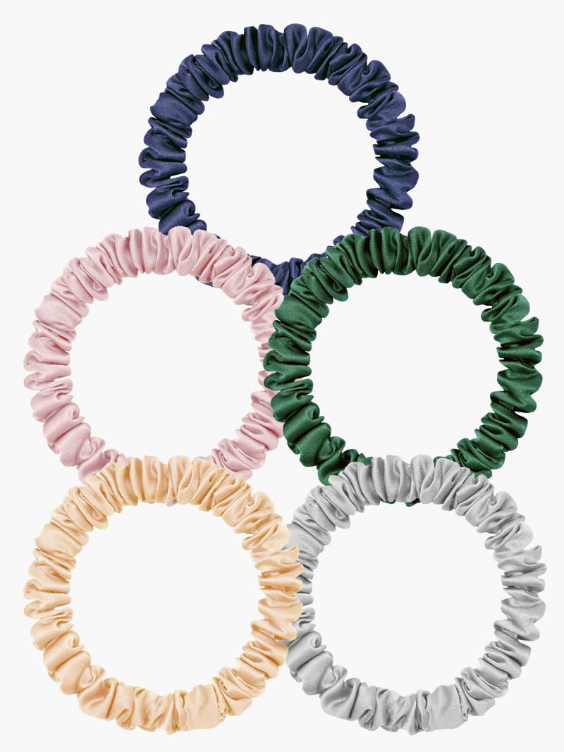 [مجموعة] SilkSilky-SA 19Momme الحرير الخالص Scrunchie 004