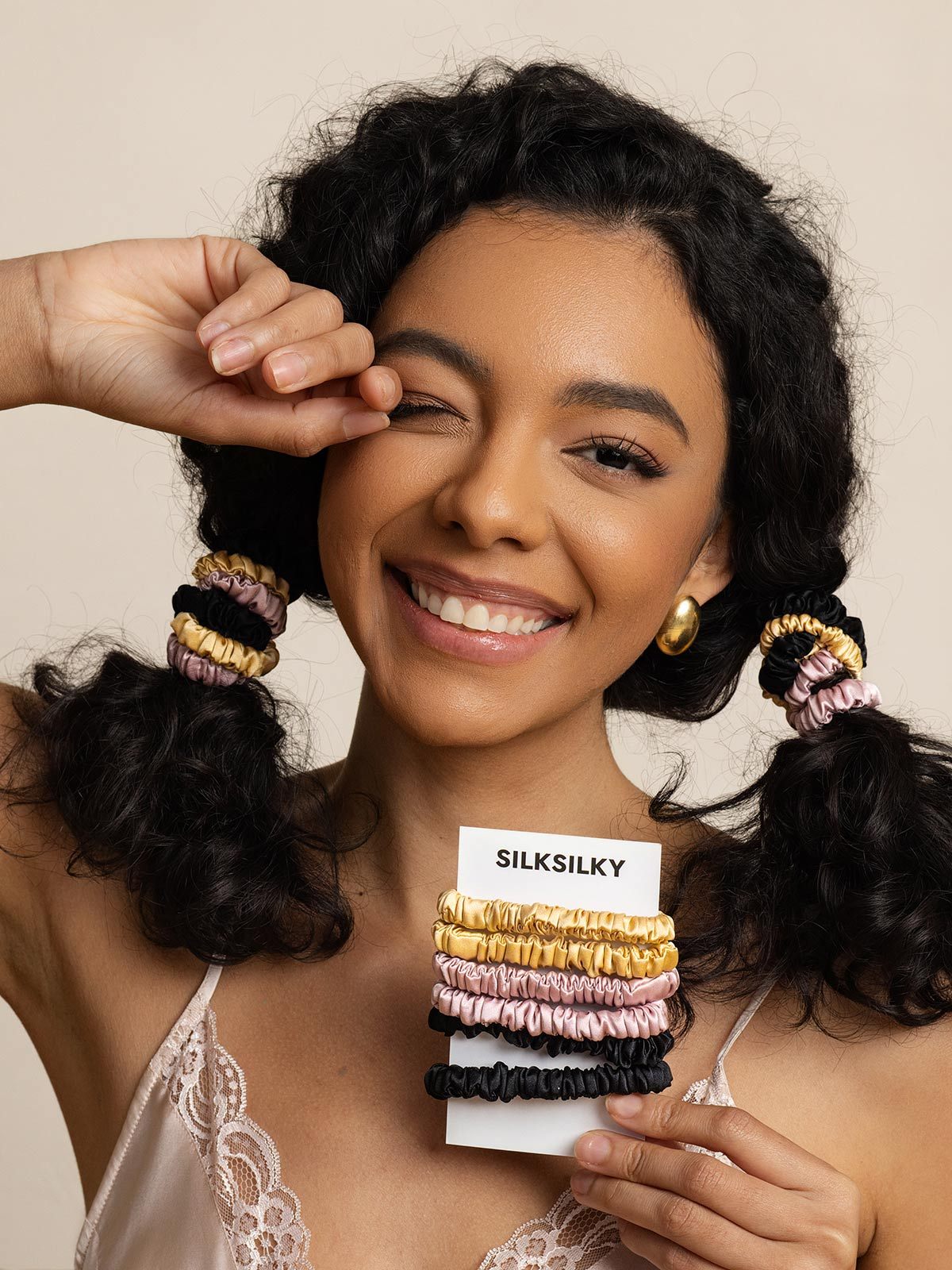 [مجموعة] SilkSilky-SA Scrunchie 001