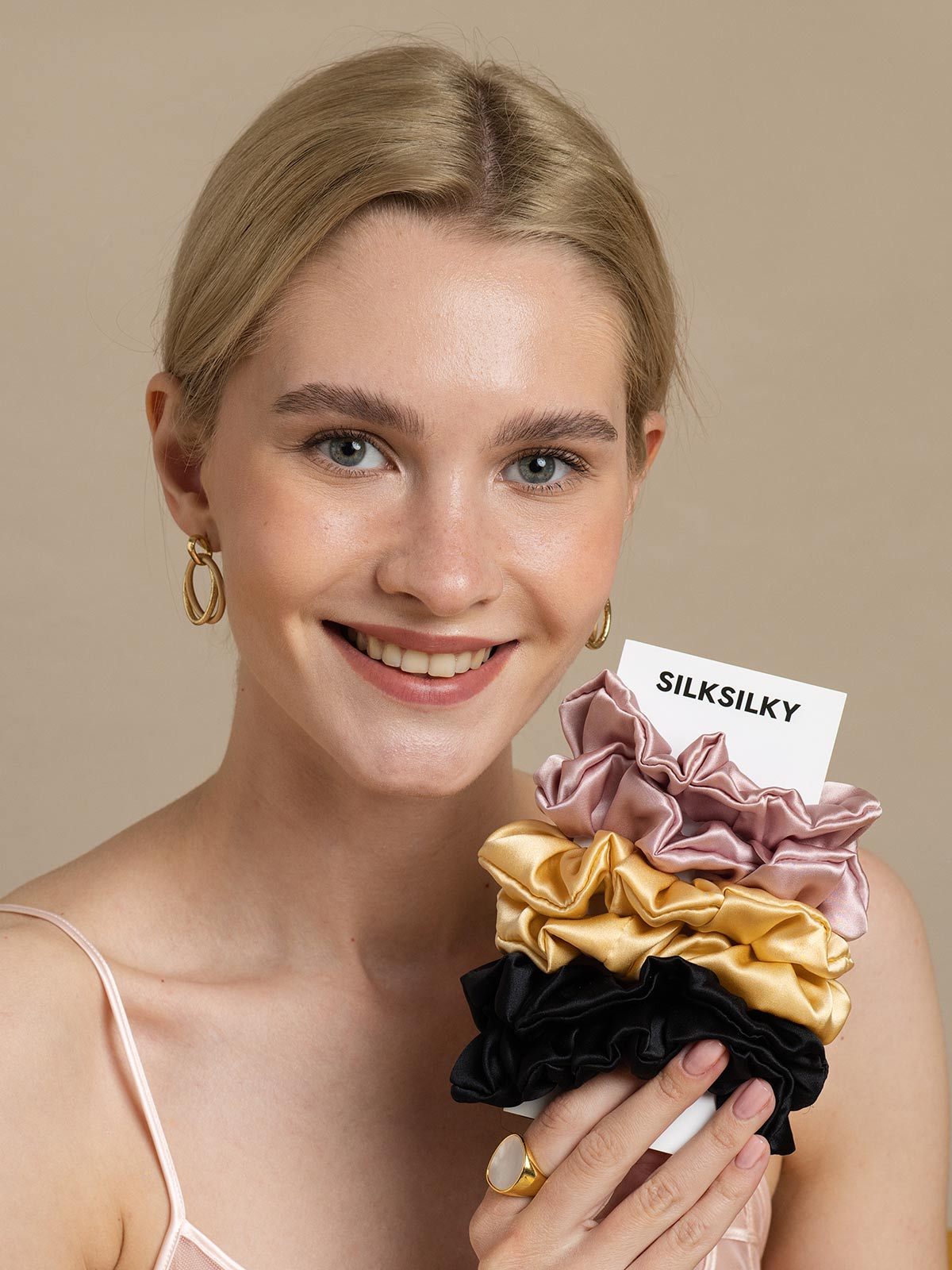 [مجموعة] SilkSilky-SA Scrunchie 005