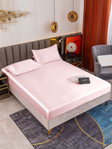 [لون القرنفل] SilkSilky-SA 19Momme الحرير الخالص Bedding Set 001