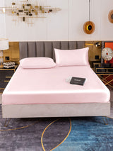 [لون القرنفل] SilkSilky-SA 19Momme الحرير الخالص Bedding Set 002