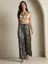 [فهد] SilkSilky-SA الحرير الخالص Womens Pants 008,