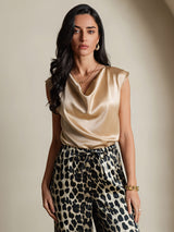 [فهد] SilkSilky-SA الحرير الخالص Womens Pants 009,