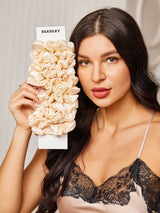 [البيج الفاتح] SilkSilky-SA ربطات شعر 001