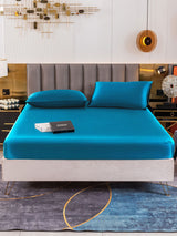 [المياه الخضراء] SilkSilky-SA 19Momme الحرير الخالص Bedding Set 002