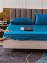 [المياه الخضراء] SilkSilky-SA 19Momme الحرير الخالص Bedding Set 004