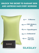[نعناع] SilkSilky-SA 19Momme الحرير الخالص Pillowcase 003