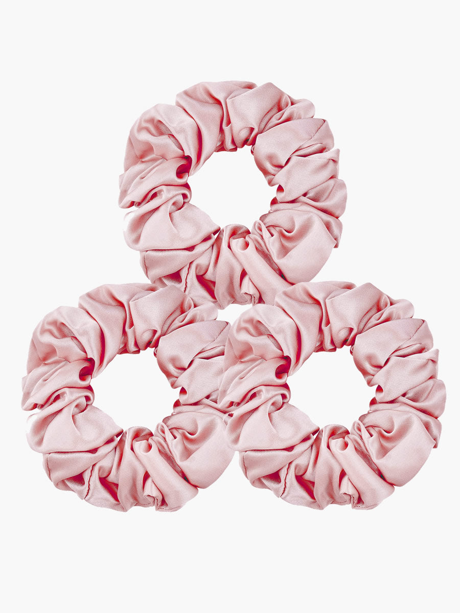 [وردي فاتح] SilkSilky-SA 19Momme Scrunchie 003