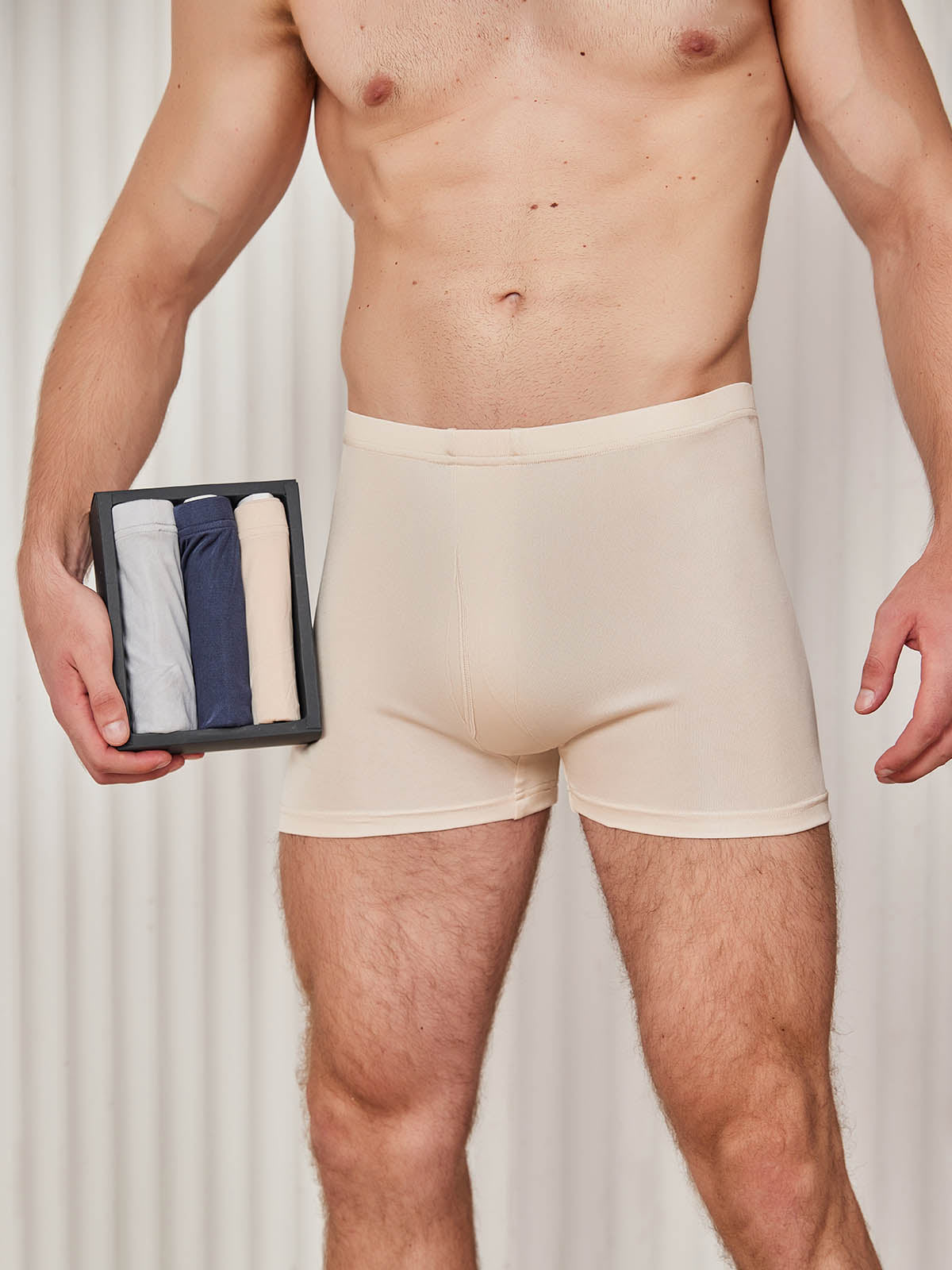 [متعدد] SilkSilky-SA محبوك الحرير Mens Underwear 001