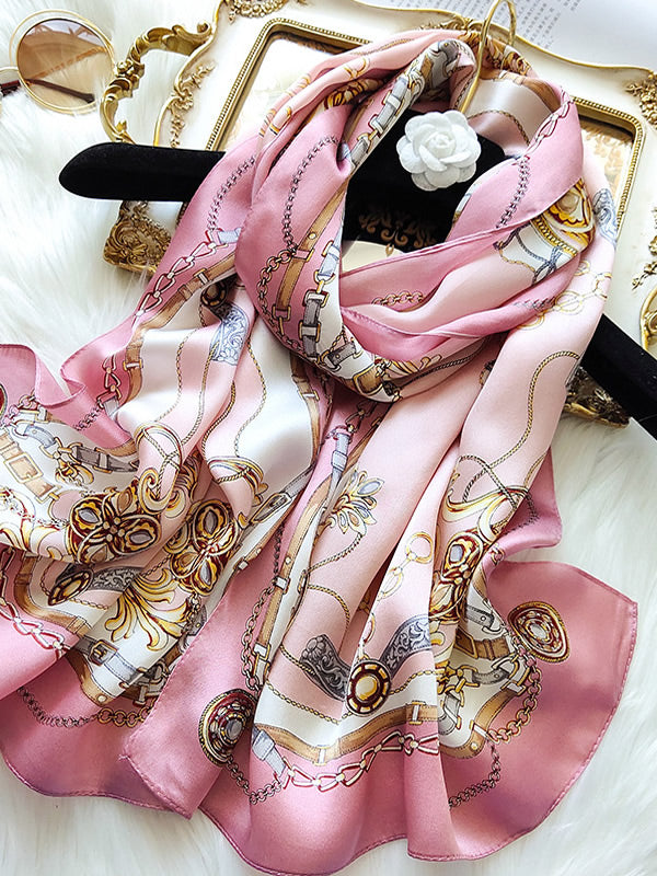 [P019] SilkSilky-SA الحرير الخالص Scarf 001