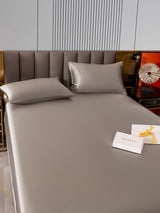 [رمادي] SilkSilky-SA 22Momme الحرير الخالص Bedding Set 003