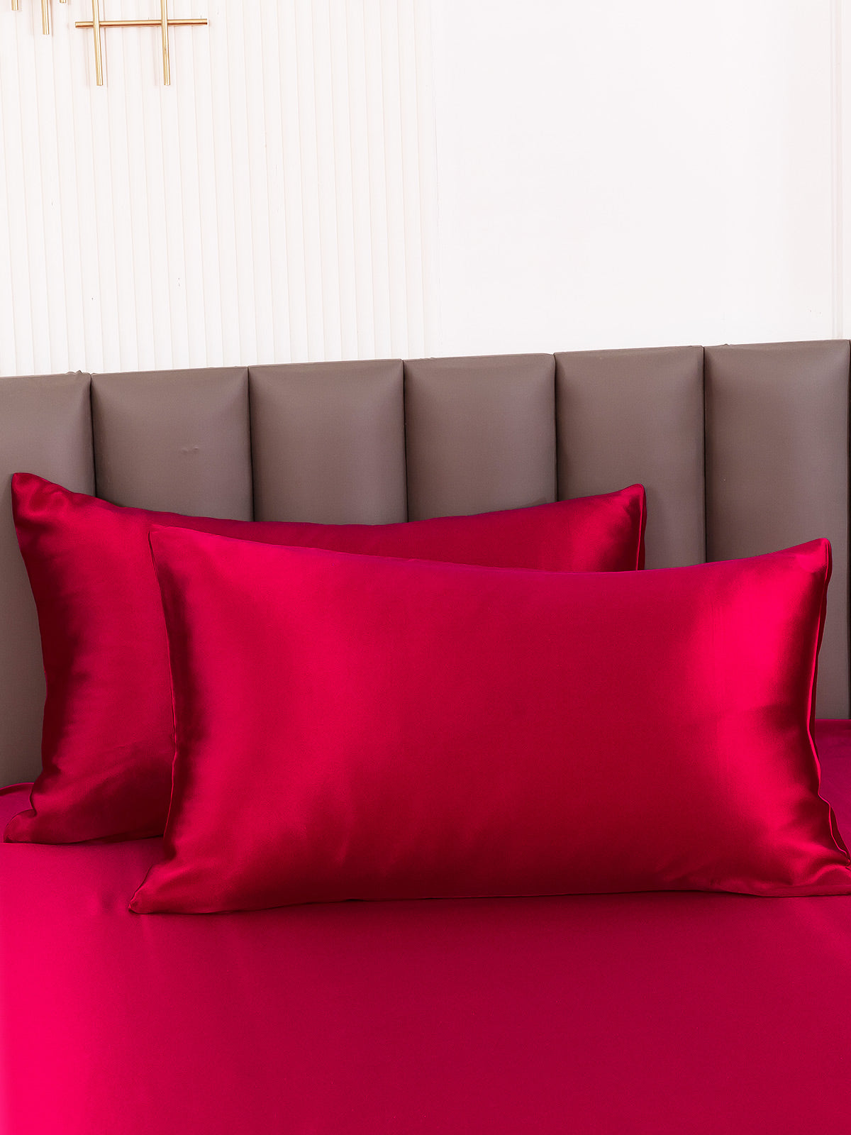 [خمر] SilkSilky-SA 19Momme الحرير الخالص Pillowcase 003