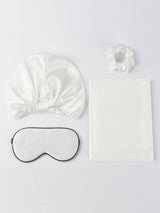 [أبيض] SilkSilky-SA 19Momme الحرير الخالص Pillowcase Set 001