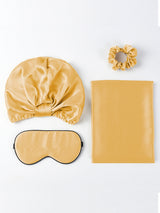 [شامبانيا] SilkSilky-SA 19Momme الحرير الخالص Pillowcase Set 002