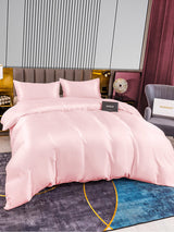 [لون القرنفل] SilkSilky-SA 22Momme الحرير الخالص Bedding Set 004