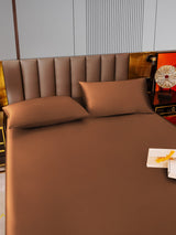 [اللون البيج] SilkSilky-SA 22Momme الحرير الخالص Bedding Set 003