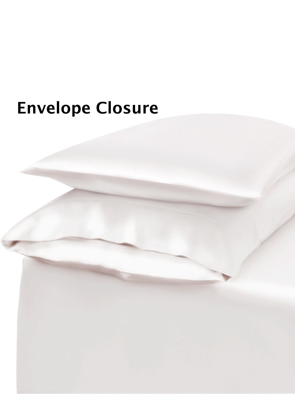 [أبيض] SilkSilky-SA 22Momme الحرير الخالص Pillowcase Set 004