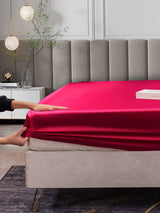 [خمر] SilkSilky-SA 25Momme غطاء السرير 004