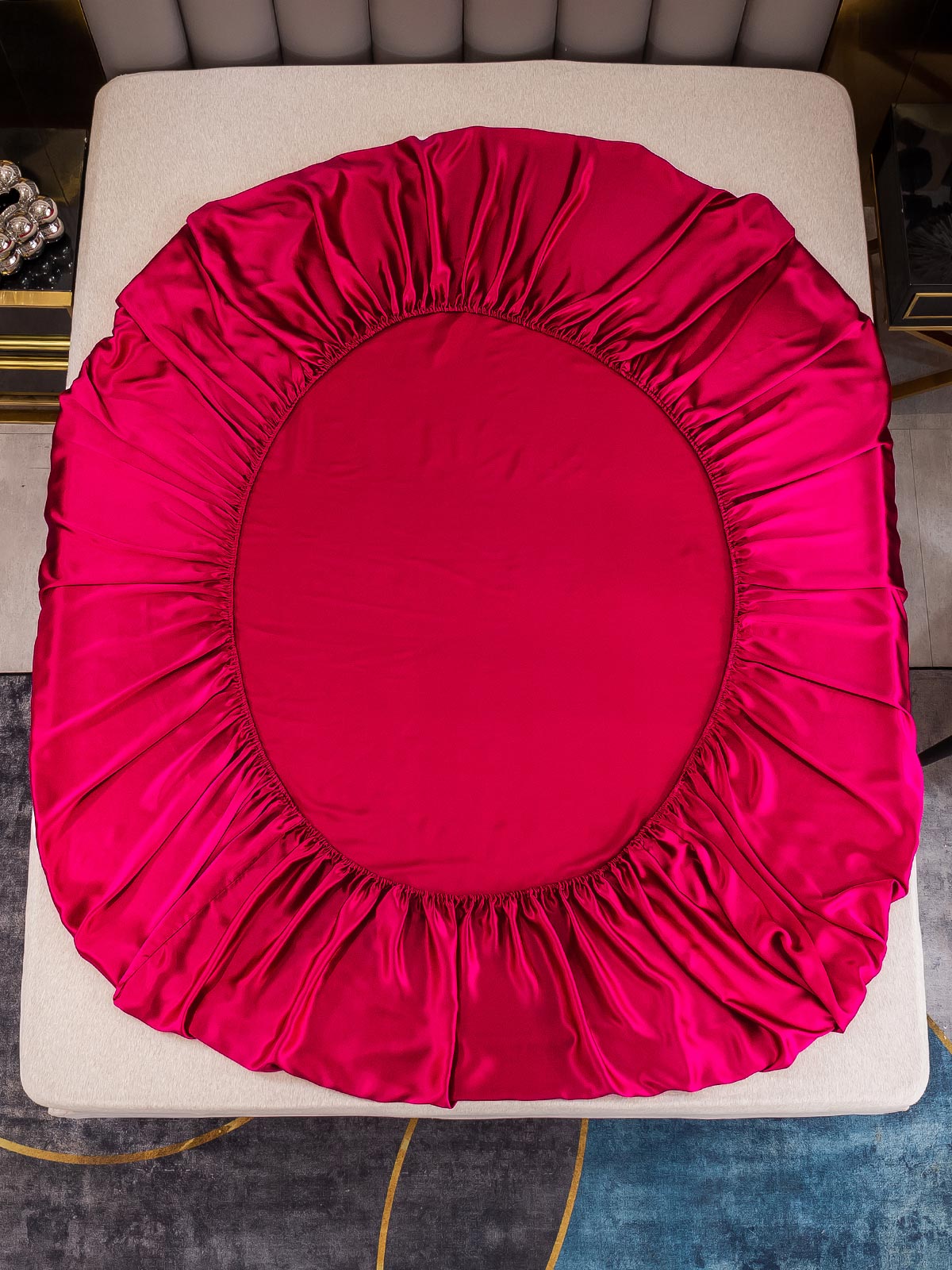 [خمر] SilkSilky-SA 25Momme الحرير الخالص Sheet 005