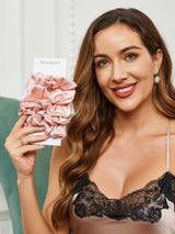 [لون القرنفل] SilkSilky-SA ربطات شعر 001