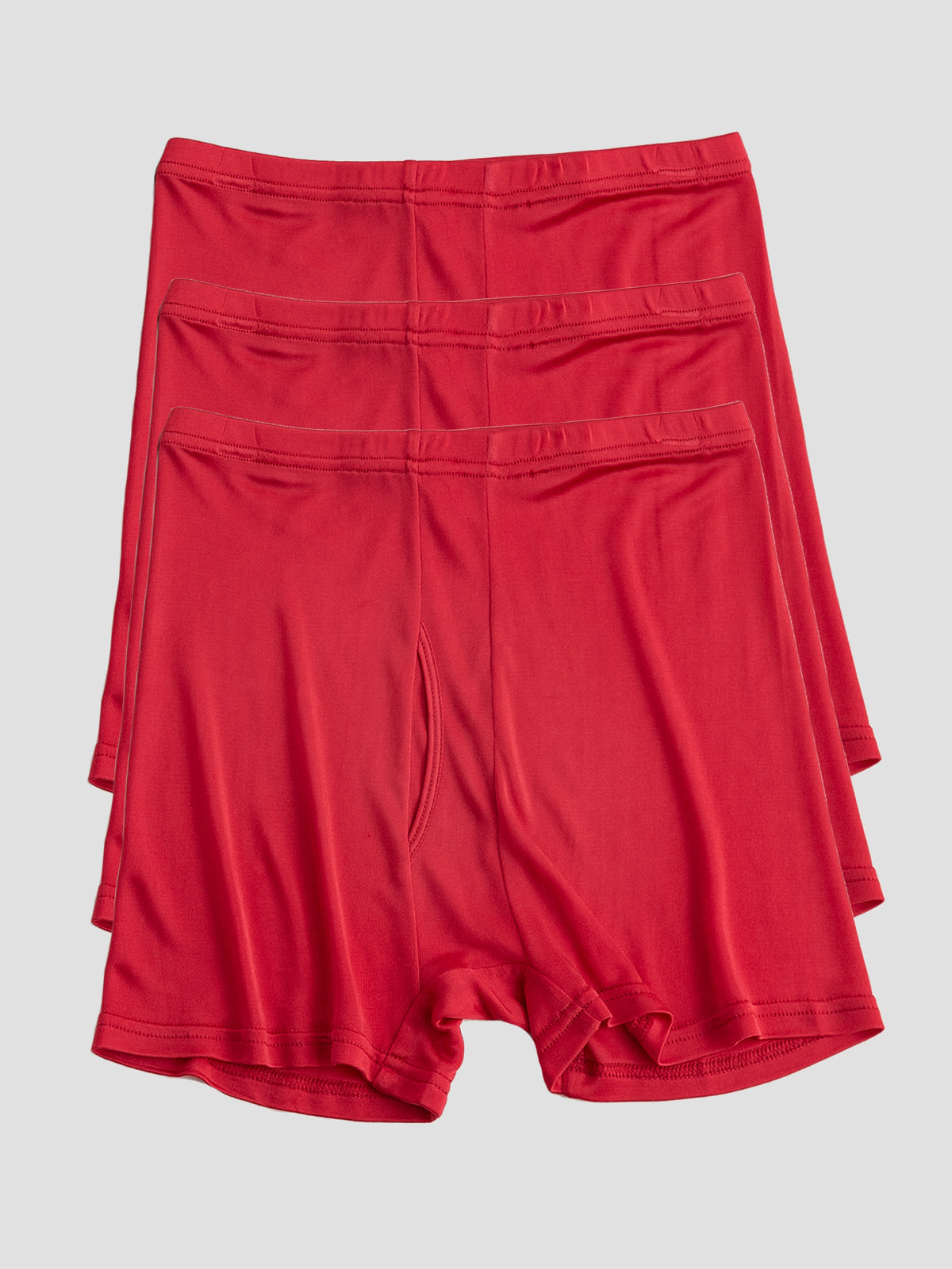 [أحمر] SilkSilky-SA محبوك الحرير Mens Underwear 002