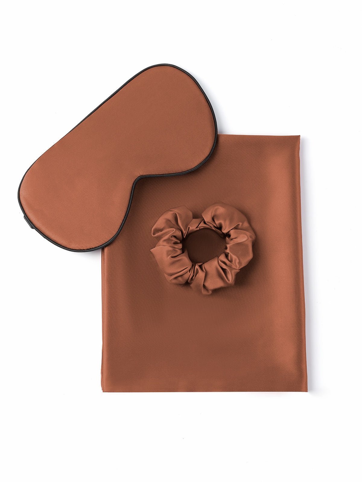 [قهوة] SilkSilky-SA 19Momme الحرير الخالص Pillowcase Set 003