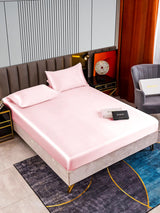 [لون القرنفل] SilkSilky-SA 22Momme الحرير الخالص Bedding Set 002