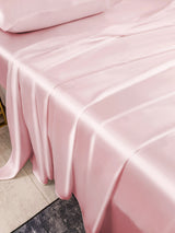 [لون القرنفل] SilkSilky-SA 22Momme الحرير الخالص Bedding Set 005