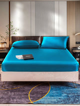 [المياه الخضراء] SilkSilky-SA 22Momme الحرير الخالص Bedding Set 001