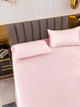 [لون القرنفل] SilkSilky-SA 19Momme الحرير الخالص Bedding Set 003