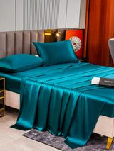 [المياه الخضراء] SilkSilky-SA 22Momme الحرير الخالص Bedding Set 005