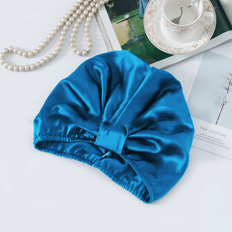 [المياه الخضراء] SilkSilky-SA الحرير الخالص Sleep Cap 002