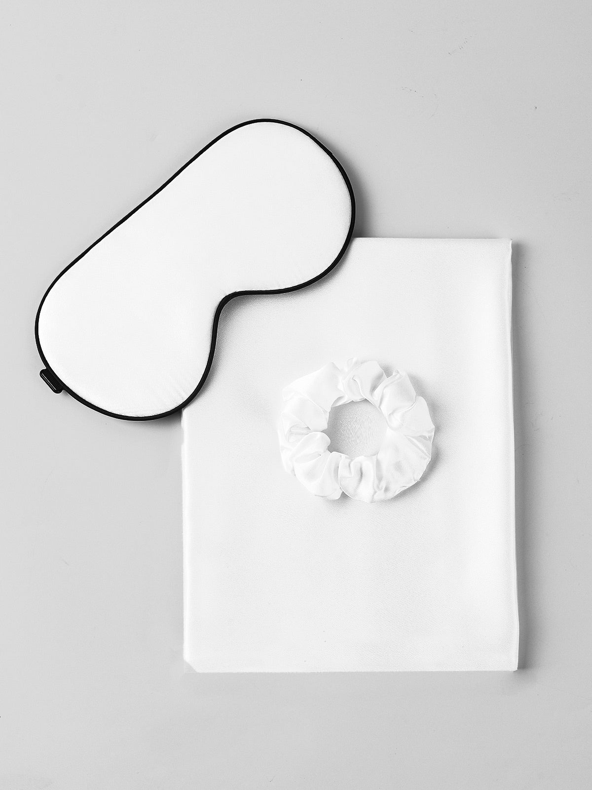 [أبيض] SilkSilky-SA 19Momme الحرير الخالص Pillowcase Set 004