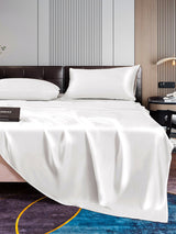 [أبيض] SilkSilky-SA 22Momme الحرير الخالص Bedding Set 004