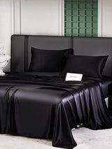 [أسود] SilkSilky-SA 25Momme الحرير الخالص Bedding Set 002