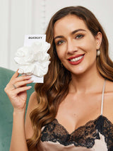 [أبيض] SilkSilky-SA ربطات شعر 001
