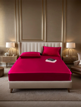 [خمر] SilkSilky-SA 19Momme الحرير الخالص Bedding Set 002