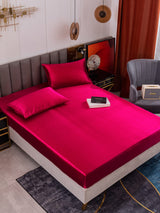 [خمر] SilkSilky-SA 19Momme الحرير الخالص Bedding Set 003